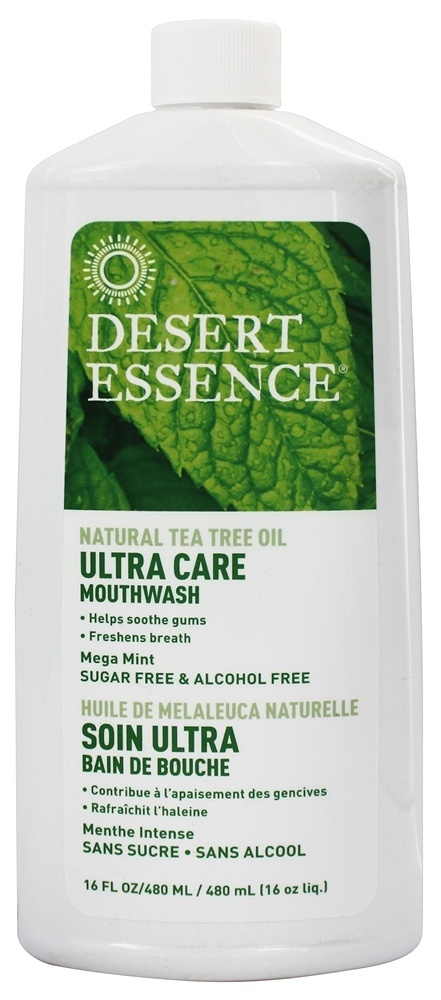 Natural Chá árvore óleo Extremista Cuidar Bochechos Mega Hortelã - 16 fl. oz. Desert Essence