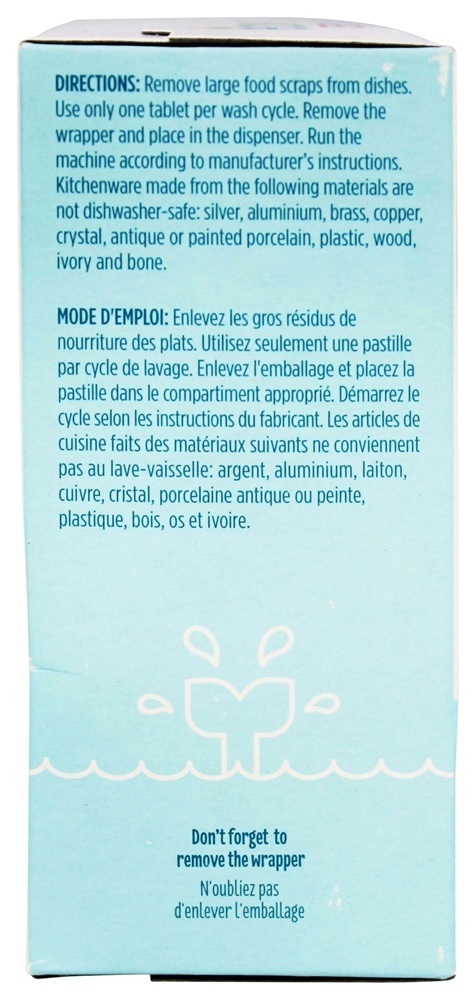 Zero Tablets Automáticas para Lavar Louça 25 Carrega sem perfume - 17.6 oz. Ecover - Imagem 3