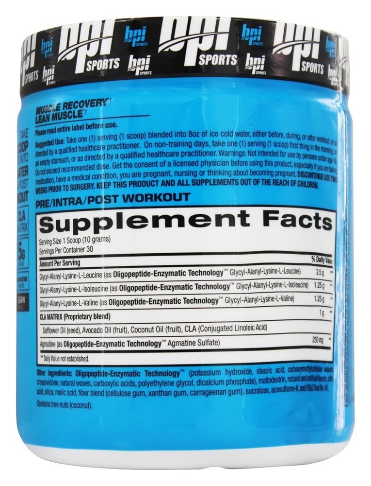 Melhor BCAA Peptide Em Pó Ligado Ramificado Cadeia Aminos Melancia Gelo - 10.58 oz. BPI Sports - Imagem 2