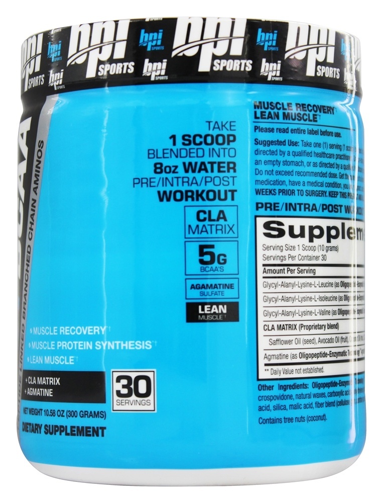 Melhor BCAA Peptide Em Pó Ligado Ramificado Cadeia Aminos Melancia Gelo - 10.58 oz. BPI Sports - Imagem 4