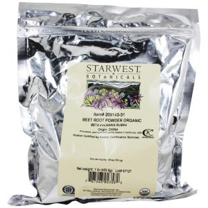 Comprar raiz de beterraba em massa orgânico - 1 lb. Starwest botanicals preço no brasil alimentos & lanches temperos e especiarias suplemento importado loja 85 online promoção -