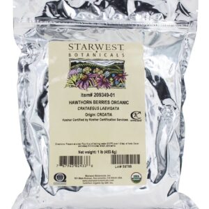 Comprar bagas de hawthorn em granel orgânico integral - 1 lb. Starwest botanicals preço no brasil alimentos & lanches temperos e especiarias suplemento importado loja 55 online promoção -