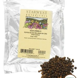 Comprar granel malabar pimenta preta orgânica integral - 1 lb. Starwest botanicals preço no brasil alimentos & lanches temperos e especiarias suplemento importado loja 59 online promoção - 16 de agosto de 2022