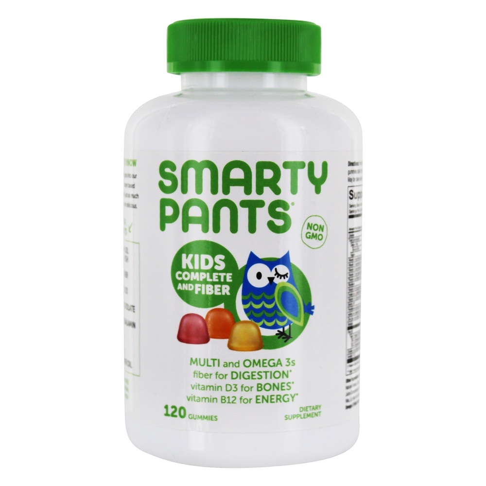 Multivitamínico Infantil Completo Com Fibra - 120 Gummies SmartyPants