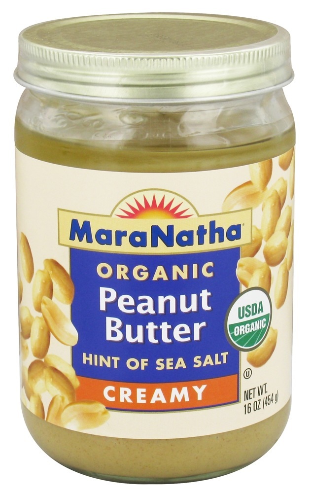 Manteiga de Amendoim Orgânica Hint de Sal Marinho Cremoso - 16 oz. MaraNatha