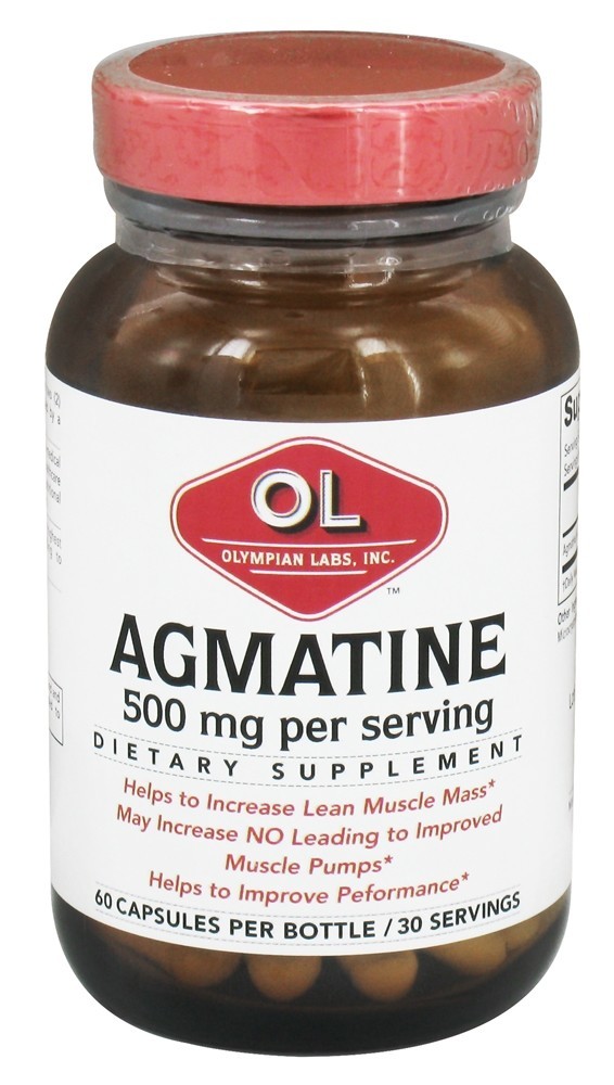 Agmatina 500 mg. - Cápsulas 60 Olympian Labs