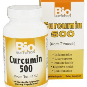 Comprar curcumina de turmeric 500 mg. - cápsulas vegetarianas 50 bio nutrition preço no brasil curcumina ervas suplemento importado loja 11 online promoção -