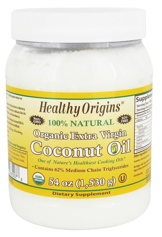 Óleo De Coco Extra Virgem Orgânico - 54 fl. oz. Healthy Origins