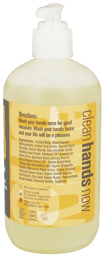 Sabonete Sabonete Líquido para Todos Apricot + Baunilha - 12.75 fl. oz. EO Products - Imagem 2