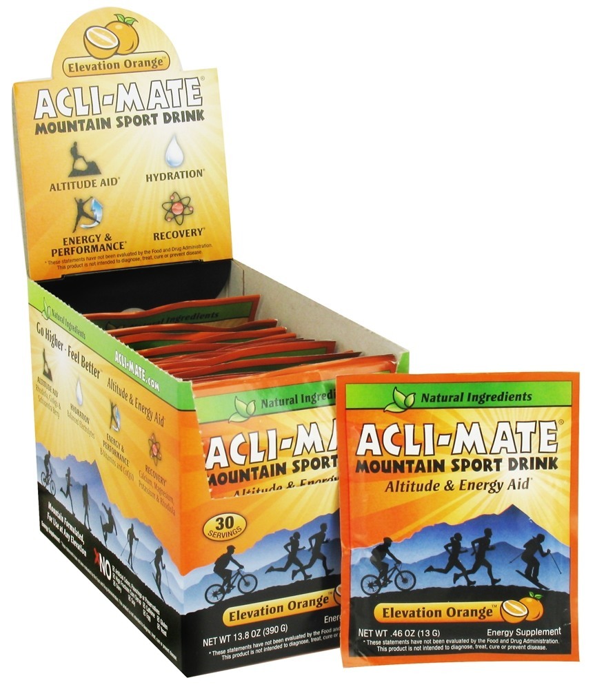 Montanha esporte bebida elevação laranja - 30 Pacotes (s) Acli-Mate