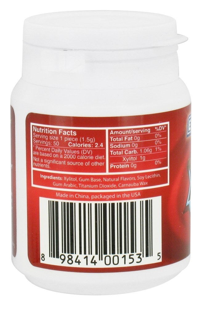 Canela de goma adoçada com xilitol - 50 Peça (s) Epic Dental - Imagem 2