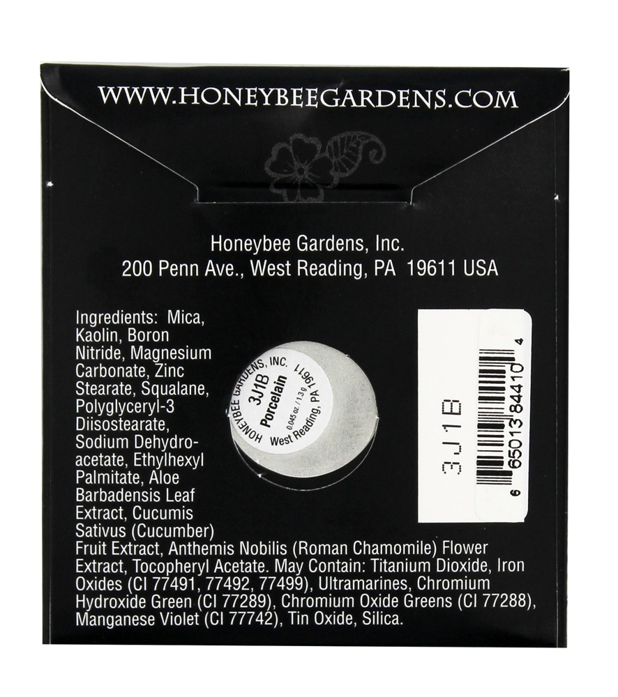 Prensado Mineral Olho Sombra Solteiros Porcelana - 1.3 Gramas Honeybee Gardens - Imagem 2