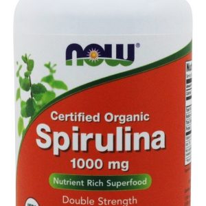 Comprar spirulina orgânica dupla força 1000 mg. - 120 tablets now foods preço no brasil algae spirulina suplementos em oferta vitamins & supplements suplemento importado loja 121 online promoção -
