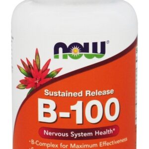 Liberação sustentada de B100 - 100 Tablets NOW Foods