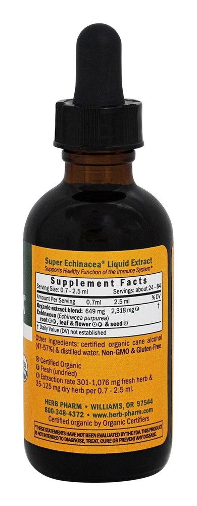 Super Echinacea - 2 fl. oz. Herb Pharm - Imagem 2