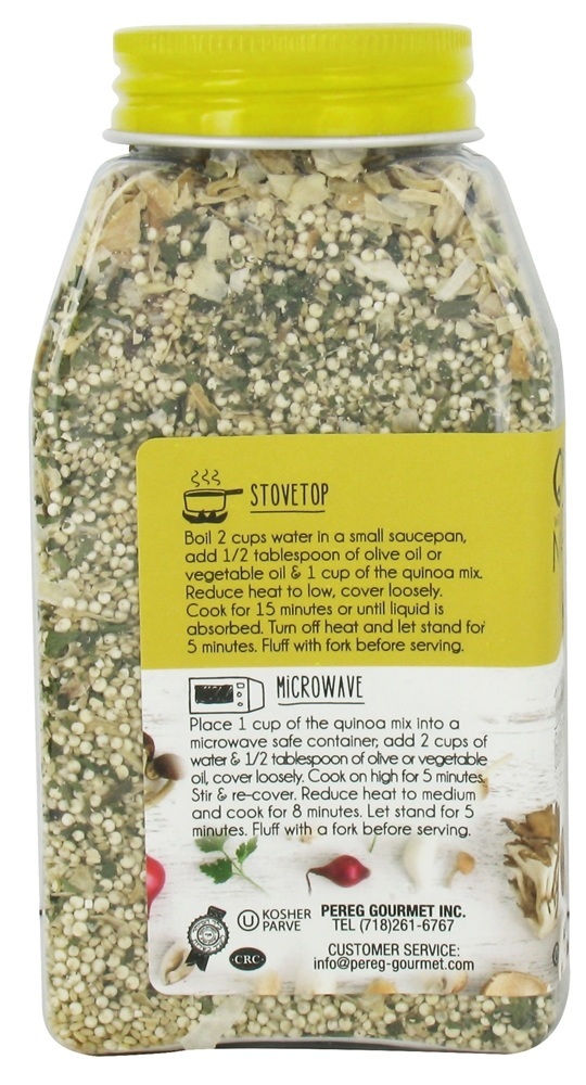 100 % de Quinoa Natural com Cogumelos - 10.58 oz. Pereg - Imagem 3