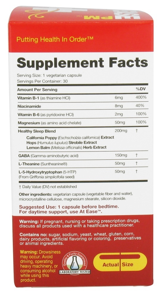 No Ease PM - Cápsulas vegetarianas 30 Redd Remedies - Imagem 2