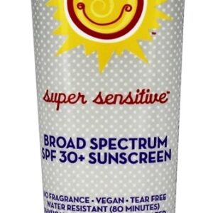 Comprar protetor solar super sensível não fragrância 30 spf - 1. 3 fl. Oz. California ba preço no brasil protetor solar & aloe vera saúde de crianças & bebês suplemento importado loja 15 online promoção -