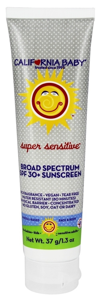 Protetor solar Super Sensível Não Fragrância 30 SPF - 1.3 fl. oz. California Ba