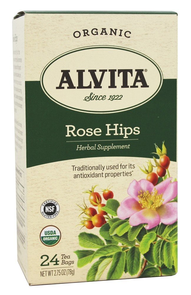 Orgânico Rosa Quadris Chá - 24 Saquinhos de Chá Alvita