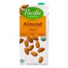 Comprar original organic milk amêndoa - 32 fl. Oz. Pacific foods preço no brasil alimentos & lanches leite de castanhas suplemento importado loja 1 online promoção -