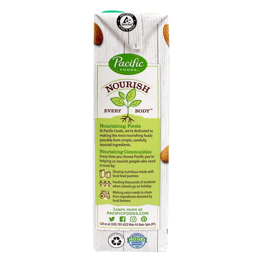 Original Organic Milk Amêndoa - 32 fl. oz. Pacific Foods - Imagem 4