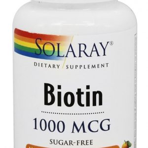 Comprar biotina sem açúcar natural sabor laranja 1000 mcg. - 100 pastilhas sublinguais solaray preço no brasil biotina vitaminas e minerais suplemento importado loja 261 online promoção -
