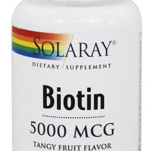 Comprar biotina sabor a fruta tostada 5000 mcg. - 60 pastilhas solaray preço no brasil banho & beleza biotina cuidados com a pele cuidados com as unhas mãos & unhas suplemento importado loja 149 online promoção -