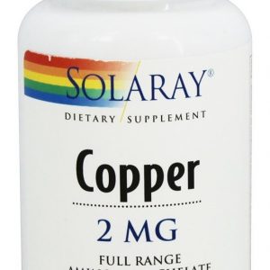 Comprar cobre 2 mg. - cápsulas 100 solaray preço no brasil pré-natais vitaminas e minerais suplemento importado loja 231 online promoção -