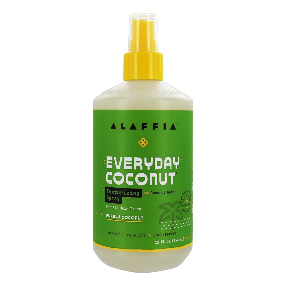 Todos os dias coco coco spray de textura para cabelo puramente aroma de coco - 12 fl. oz. Alaffia