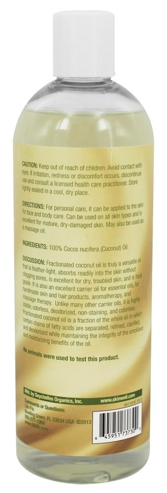 Óleo de Coco Fracionado Inodoro - 16 fl. oz. Life-Flo - Imagem 2