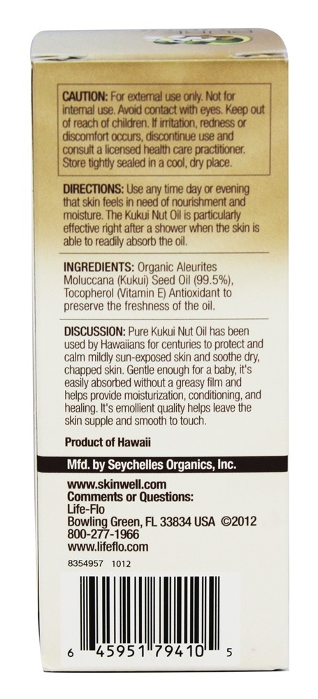 Pure Óleo de Kukui - 4 fl. oz. Life-Flo - Imagem 2