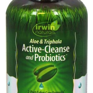 Aloés & Triphala Ativo Limpar e Probiotic - 60 Softgels Irwin Naturals