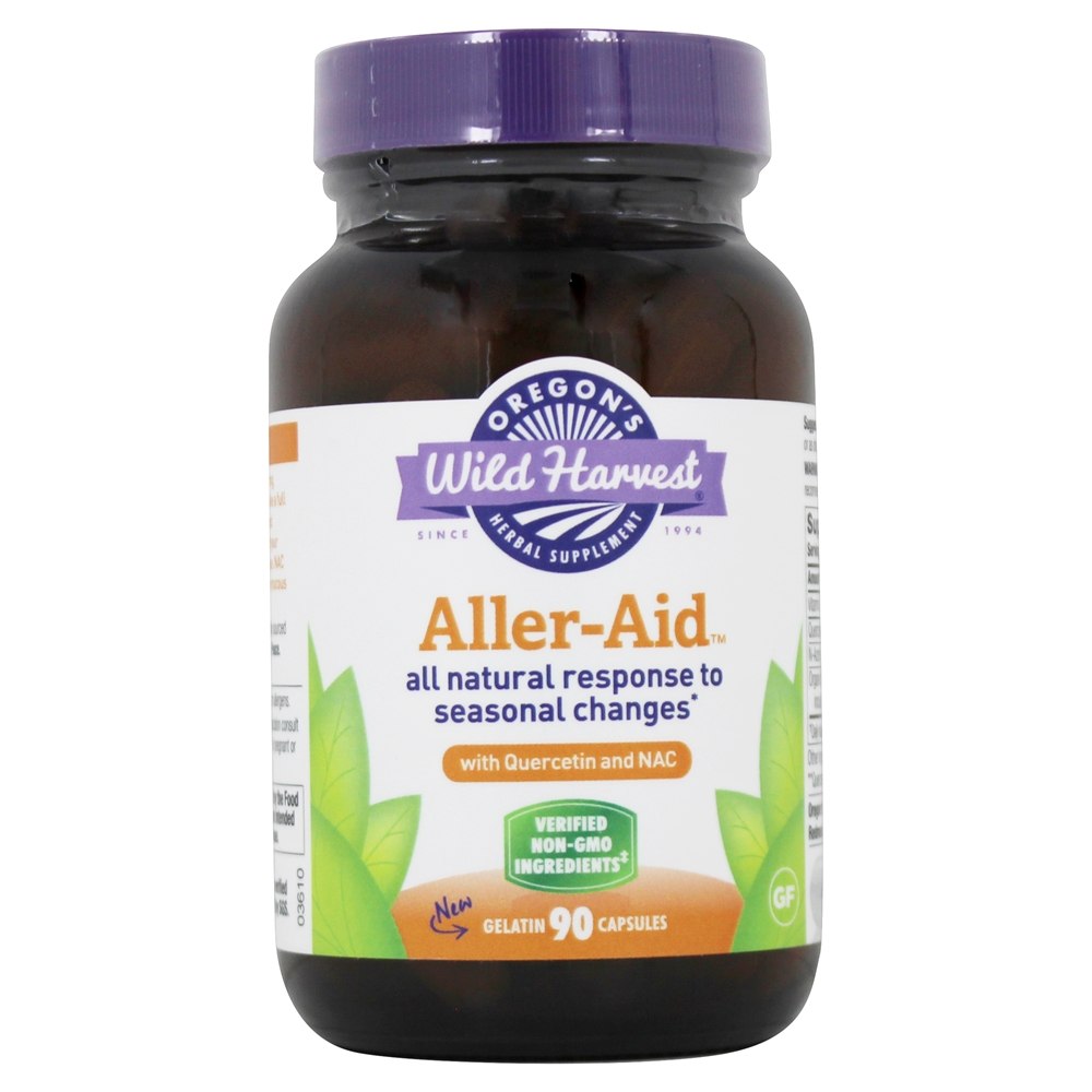 Aller-Aid com Quercetina e NAC - Cápsulas 90 Oregon's Wild Harvest