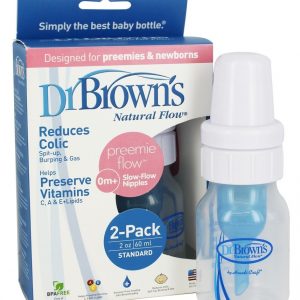 Comprar garrafas de fluxo preemie padrão de vazão natural 0m + 2 pacote - 2 oz. Dr. Brown's preço no brasil copos sippy saúde de crianças & bebês suplemento importado loja 235 online promoção -