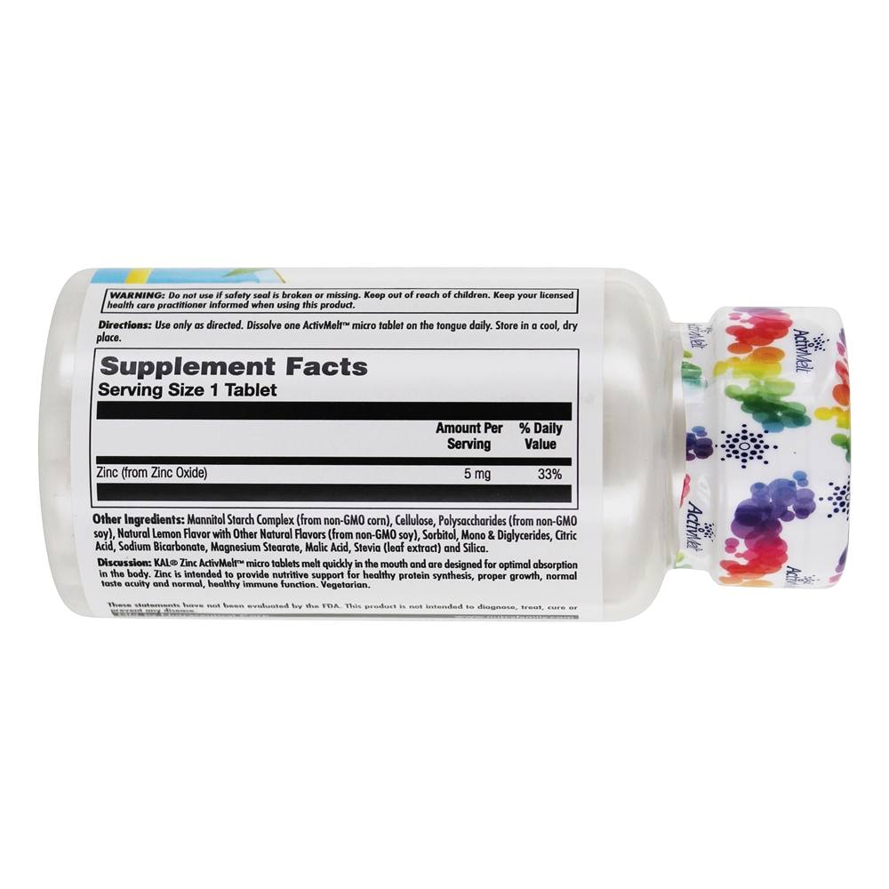 Limão Doce de Zinco 5 mg. - 60 Tablet (s) Kal - Imagem 2
