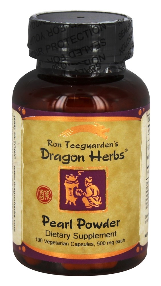 Pearl Powder 500 mg. - Cápsulas vegetarianas 100 Dragon Herbs