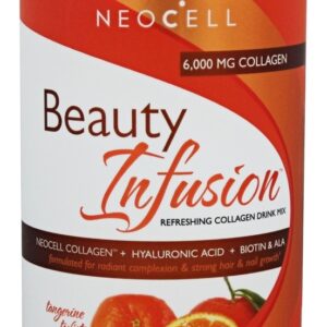 Infusão de Beleza Refrescante Mistura de Bebida de Colágeno Tangerina Twist 6000 mg. - 11.64 oz. NeoCell