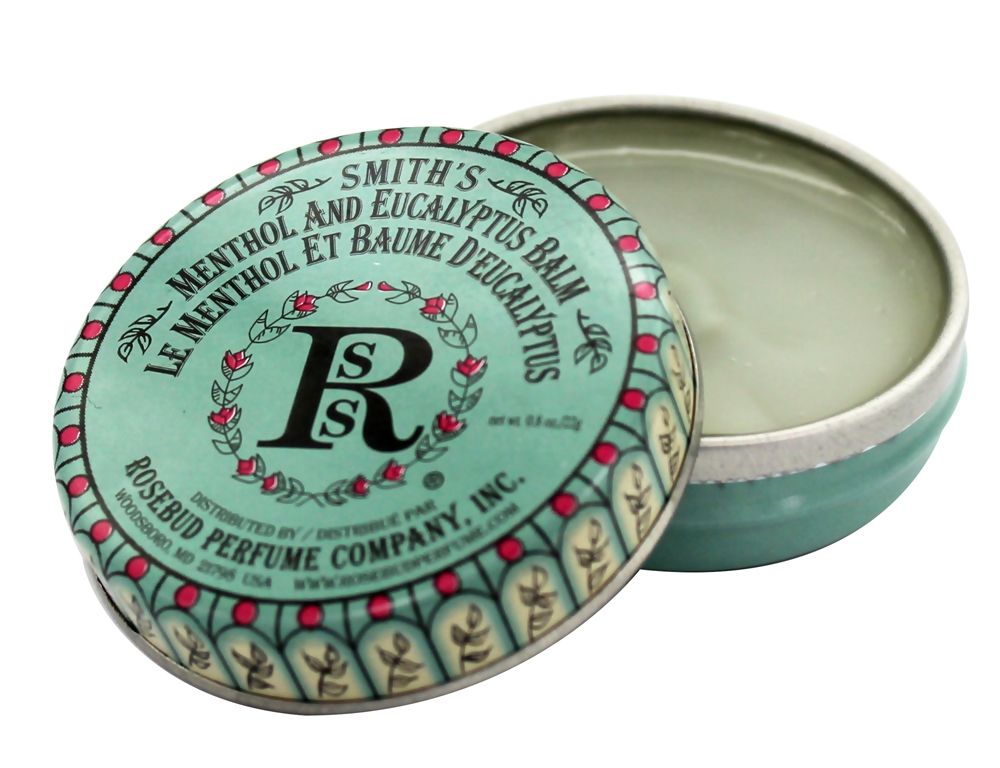Mentol e Eucalipto do Bálsamo Corporal de Smith - 0.8 oz. Rosebud Perfume Co.
