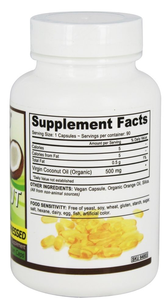 Óleo De Coco Virgem Vegano - 90 Tampas veganas Deva Nutrition - Imagem 2