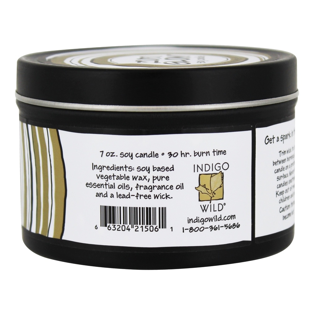 Lata de Vela de Soja Zum Glow Frankincense & Myrrh - 7 oz. Indigo Wild - Imagem 2