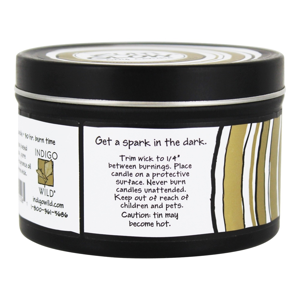 Lata de Vela de Soja Zum Glow Frankincense & Myrrh - 7 oz. Indigo Wild - Imagem 3