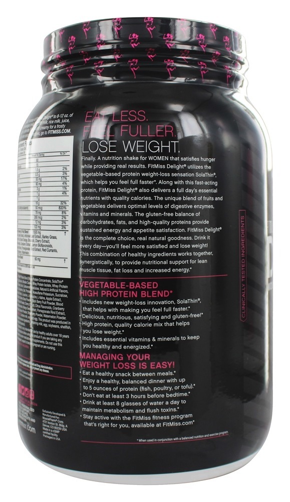 Deliciar Mulheres Completar Proteína Tremer Baunilha Chai - 2 lbs. FitMiss - Imagem 3