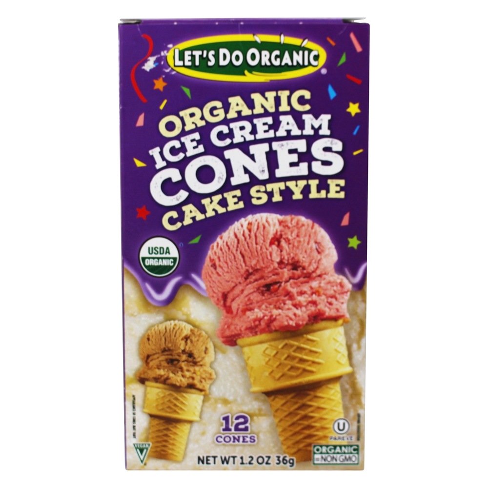Bolo de Sorvete Orgânico - 1.2 oz. Let's Do...Organic
