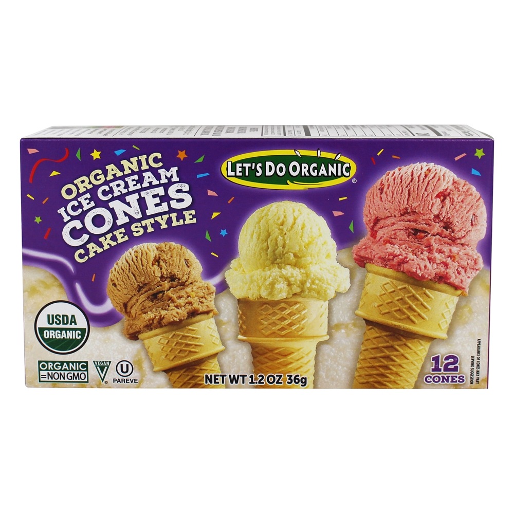 Bolo de Sorvete Orgânico - 1.2 oz. Let's Do...Organic - Imagem 3