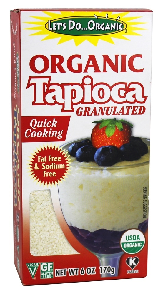 Tapioca Orgânica Granulada - 6 oz. Let's Do...Organic