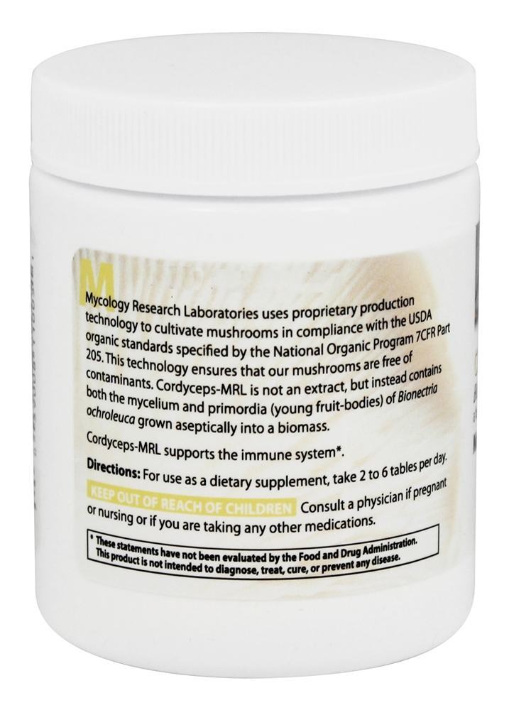 Cordyceps-MRL - 90 Tablets Mycology Research Labs - Imagem 3