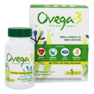 Omega-3 DHA + EPA 500 mg. - 30 Cápsulas Vegetarianas Ovega-3
