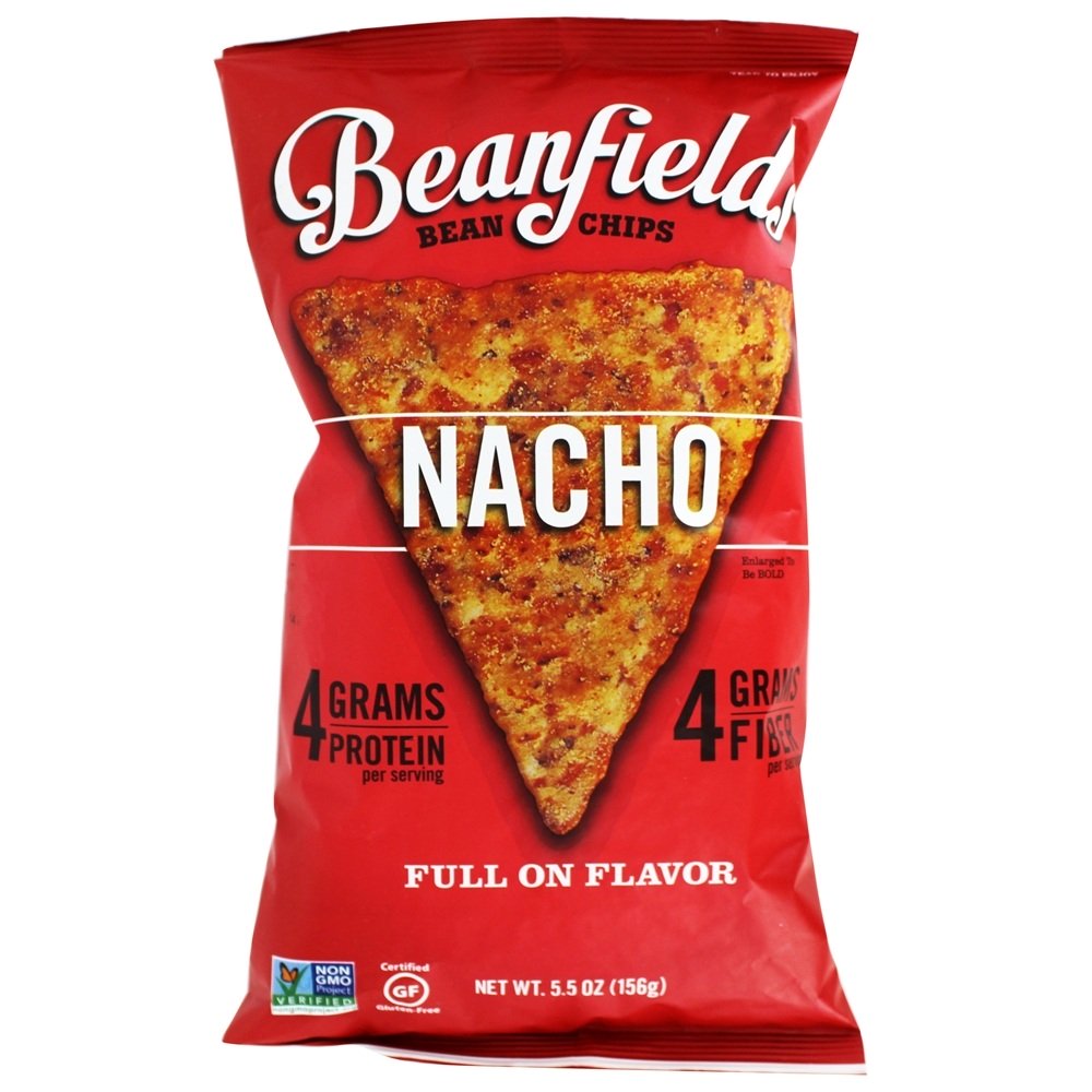 Chips de Feijão Sem Glúten Nacho - 5.5 oz. Beanfields