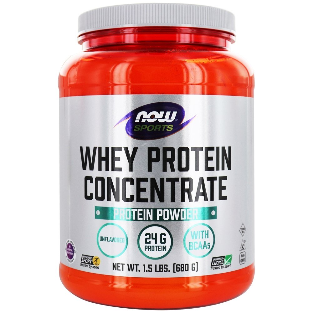 NOW Sports Whey Protein Concentrado Natural Sem Aromas - 1.5 lbs. NOW Foods